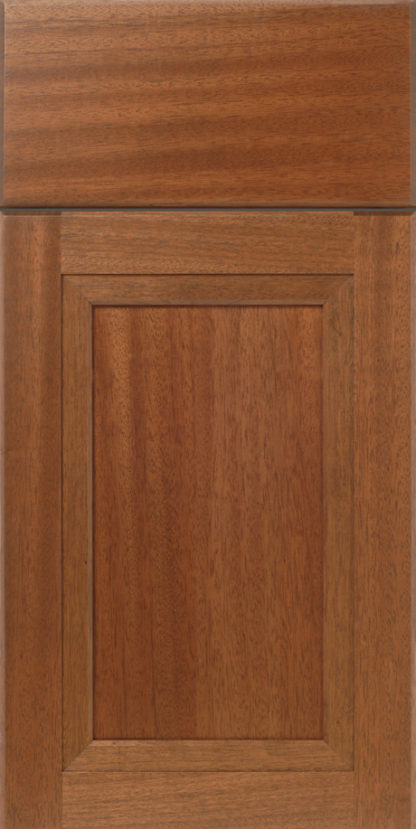 Cross Plains (S647) Quarter Sawn (Straight Grain) Mahogany Cabinet Door - WalzCraft