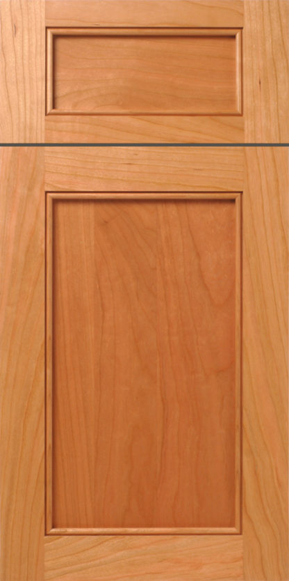 Shaker Cabinet Door with Beaded Edge in Cherry Wood - (s710) Solitude french mitered cabinet doors - walzcraft