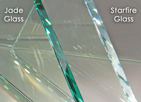 Glass Shelves in Jade & Starfire
