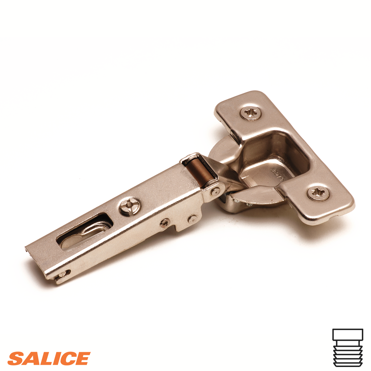 thumbnail image 2 of Pack Of 300) Salice, C2R6A99, 110 Deg, Self Closing, Full Overlay, Hinge 2 of 13