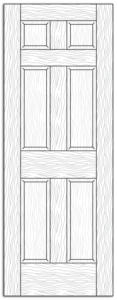 Style 8501- Custom Solid Wood Interior Doors