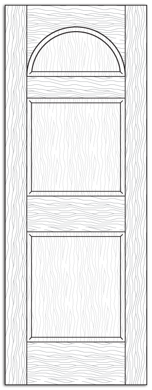 Style 8507- Custom Solid Wood Interior Doors