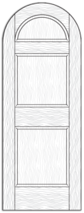 Style 8508- Custom Solid Wood Interior Doors