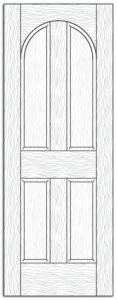 Style 8511- Custom Solid Wood Interior Doors