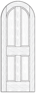 Style 8512- Custom Solid Wood Interior Doors