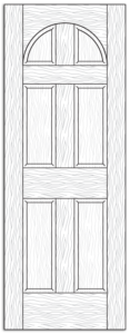 Style 8513- Custom Solid Wood Interior Doors