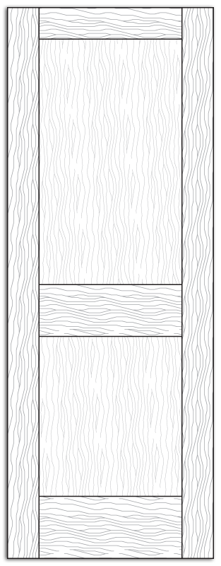 Style 8603- Custom Solid Wood Interior Doors