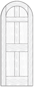 Style 8614- Custom Solid Wood Interior Doors