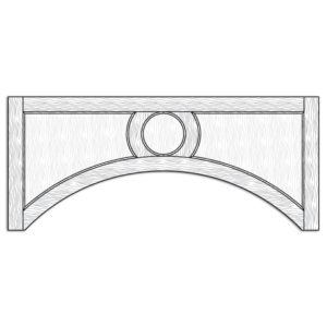 WVF106---Flat-Panel Wainscot Valance