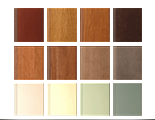 View Stain and Paint Colors for WalzCraft Cabinet Doors, Molding and other Cabinet Accessories