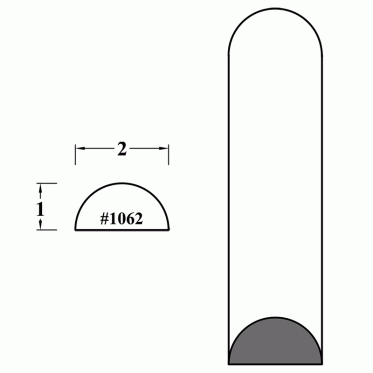 Half Rounded Columns Column Molding (Half Round) | WalzCraft