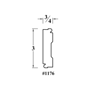 1176 Frieze - Mounting - Extension Molding