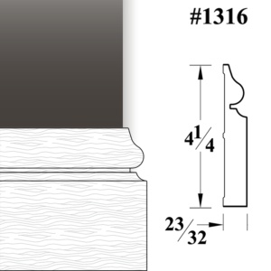 1316 Baseboard Molding