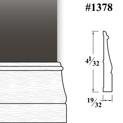 1378 Baseboard Molding