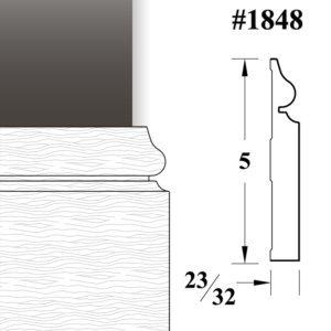 1848 Baseboard Molding