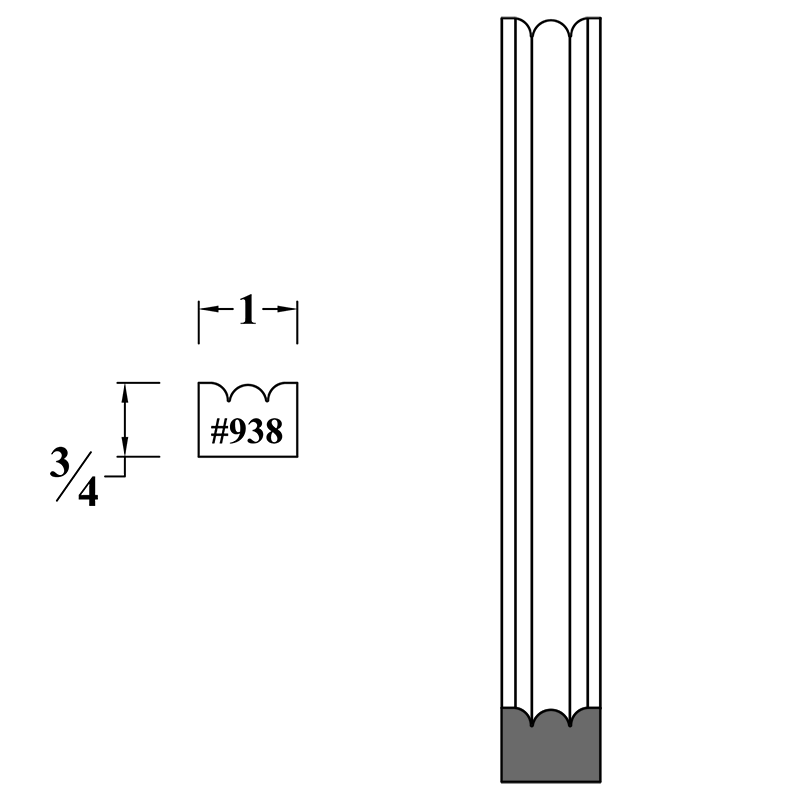 Beaded Molding (3/8) WalzCraft