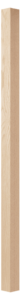157136 - 2x2x35.25 - Solid Wood Post-Leg