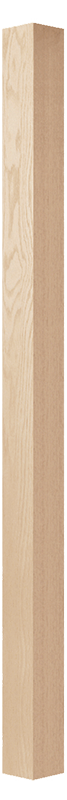 157160 - 3x3x42.25 - Solid Wood Post-Leg