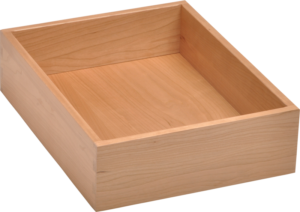 Select Cherry Dovetail Drawer Box with Laser Engraving-Full View