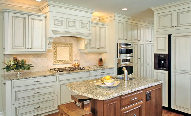 Cabinet Designs LLC - Painted Kitchen Cabinetry With Range Hood