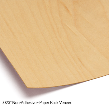 .023" Thick Non-Adhesive Paper Back Veneer Cabinet Refacing Material