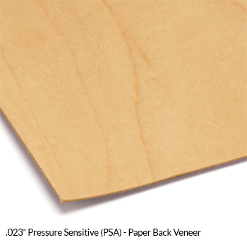 .023" Thick Pressure Sensitive Adhesive (PSA) Veneer for Cabinet Refacing