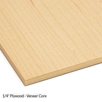 1/4" Plywood with Veneer Core Cabinet Refacing Material