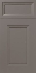 City Gray Painted Modern Mitered Cabinet Door (S616)