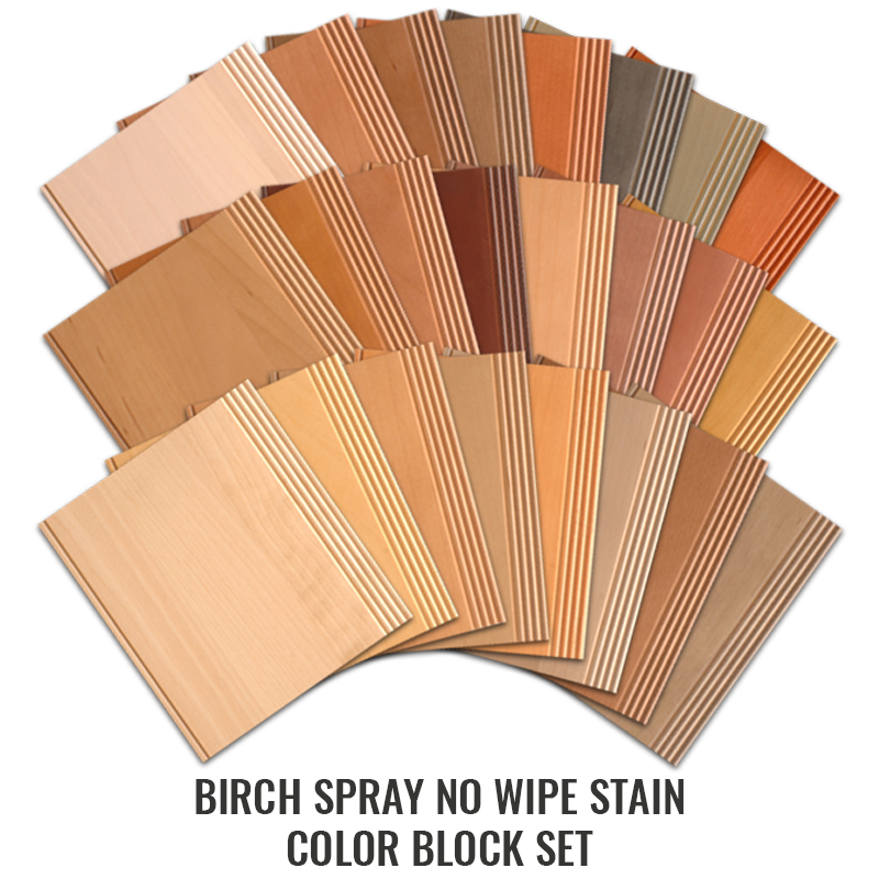 Birch Spray No Wipe Stains Color Block Set 149803
