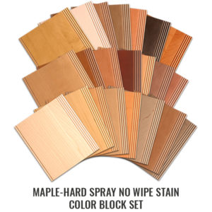 Maple-Hard Spray No Wipe Stains Color Block Set 149803