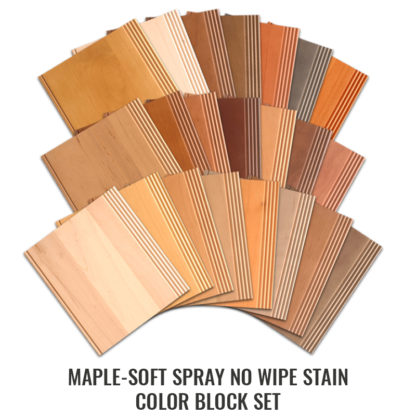 Maple-Soft Spray No Wipe Stains Color Block Set 149803