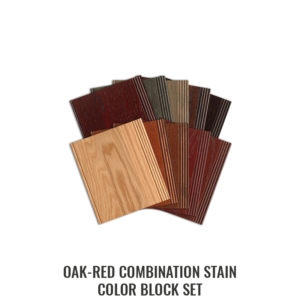 Oak-Red Combination Stains Color Block Set 149803