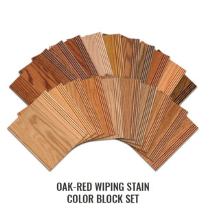 Oak-Red Wiping Stains Color Block Set 149803