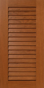(S776) Palms Louvered Cabinet Door