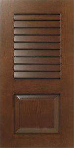 (S817) Resort Louvered Cabinet Door Design