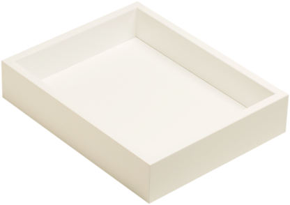 Classic White SolidTone Drawer Box