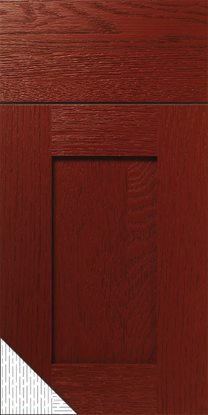 S877 highland Door and Drawer Front with TexGrain Distressing