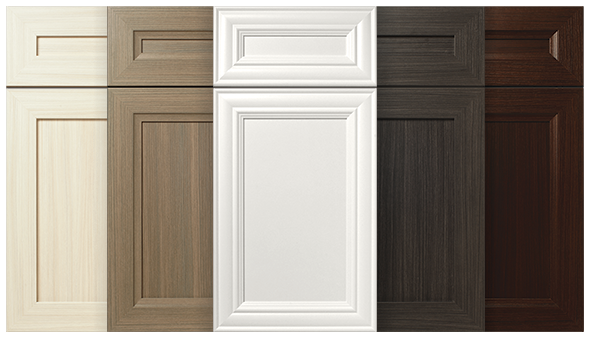 New 5-Piece Decorative Laminate Veneer (DLV) Doors & Drawer Fronts ...