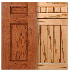 Green Cabinet Doors - Character Wood Species