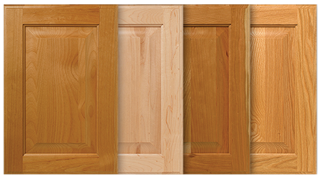 Green Cabinet Doors - Natural Grade