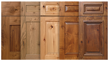 Green Cabinet Door Options - Rustic Grade