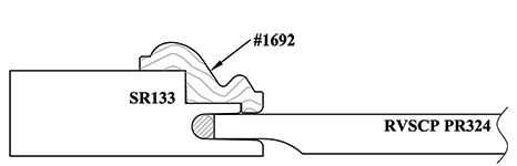 SR133 Shelf Applied Molding 1692
