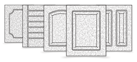 3D Laminate (RTF) Thermofoil Cabinet Door Styles