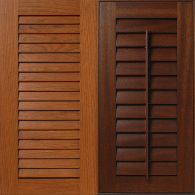 Wood Louvered Doors