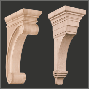 View Wood Corbels in our Online Catalog