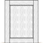 Mortise Tenon Veneer Flat Panel Cabinet Doors