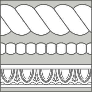 View Rope, Beaded, Egg & Dart Moldings in our Online Catalog