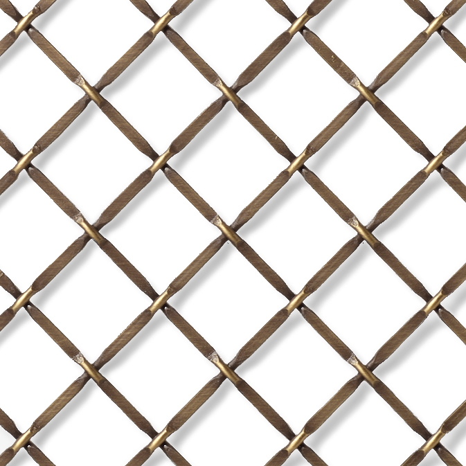 Coarse Brass Woven Wire Mesh A4 Sheet 16 Mesh Plain Weave Brass