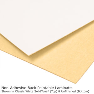 Paintable Laminate Non-Adhesive Back