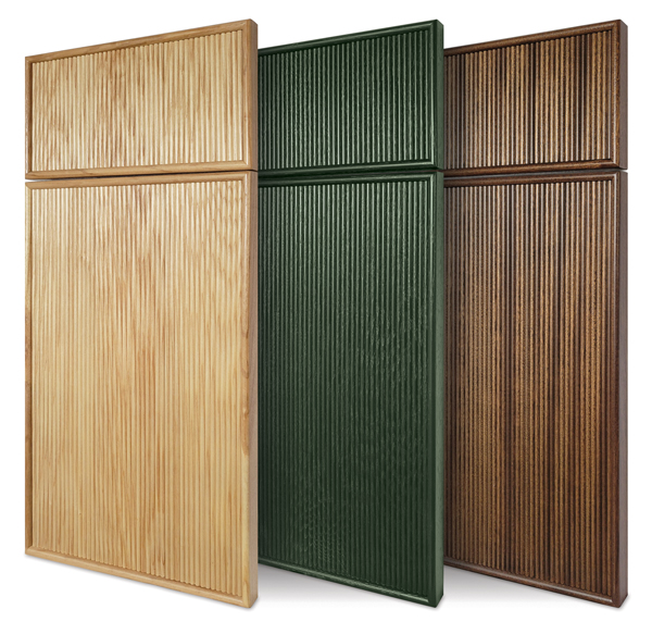 Continuous Reeded Panel Cabinet Doors